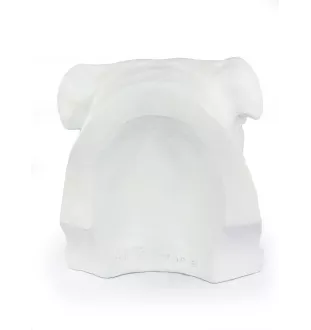 Bulldog, Bulldog anglais II - urne pour cendres de chien, buste de chien, grande tête de chien pour le jardin par Art-Dog