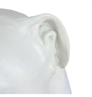 Bulldog, English Bulldog, British Bulldog II - urn for dog ashes, dog bust, large dog head for garden by Art-Dog