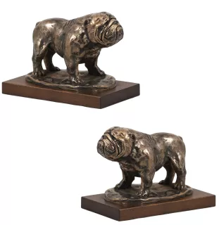 Bulldog - dog statue, figurine for office, trophy for dog show by Art-Dog brand