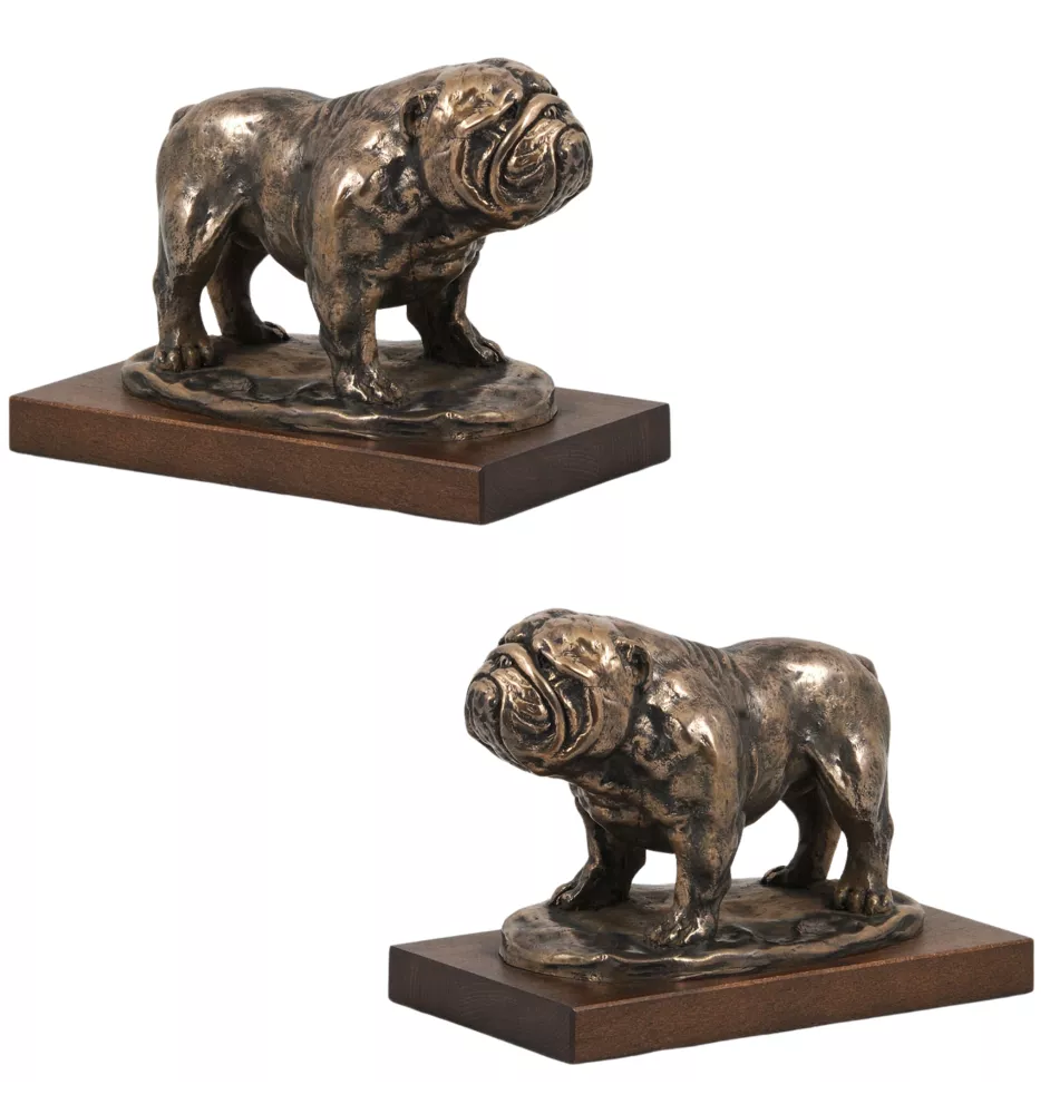 Bulldog - statue de chien, figurine pour bureau, trophée pour exposition canine par la marque Art-Dog