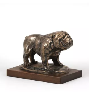 Bulldog - statue de chien, figurine pour bureau, trophée pour exposition canine par la marque Art-Dog