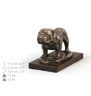 Bulldog - statue de chien, figurine pour bureau, trophée pour exposition canine par la marque Art-Dog