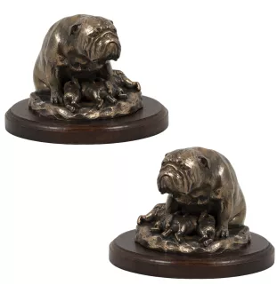 Bulldog I - dog statue, figurine for office, trophy for dog show by Art-Dog brand