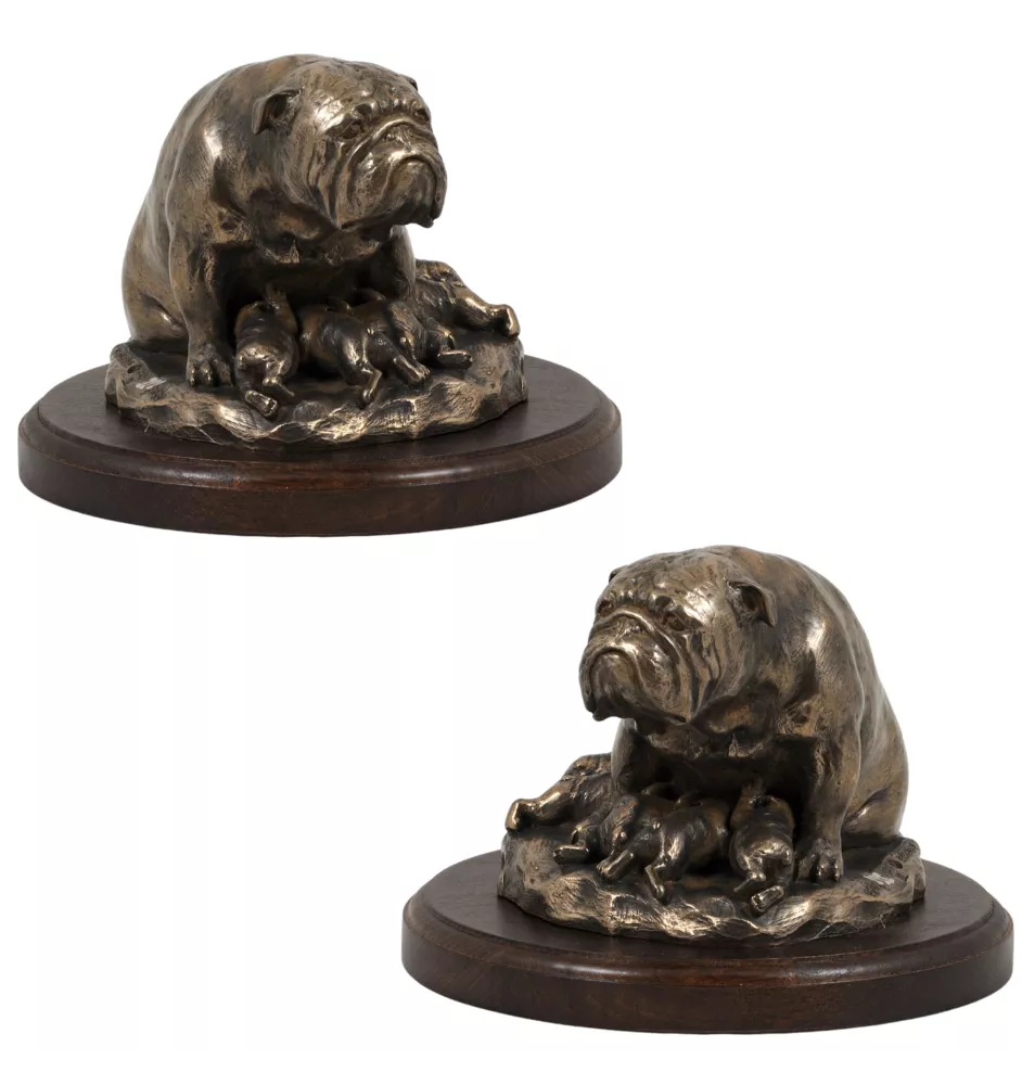 Bulldog I - statue de chien, figurine pour bureau, trophée pour exposition canine par la marque Art-Dog