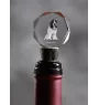 Schapendoes stopper kryształowy  do wina z psem Art-Dog
