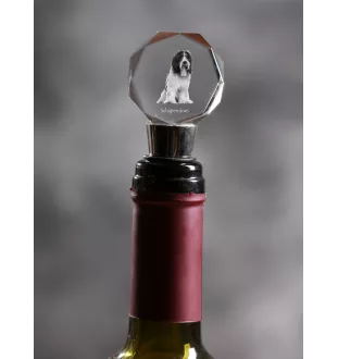 Schapendoes, Schapendoes néerlandais - Bouchon de bouteille, bouchon de vin en cristal avec photo, cadeau personnalisé pour barman par la marque Art-Dog