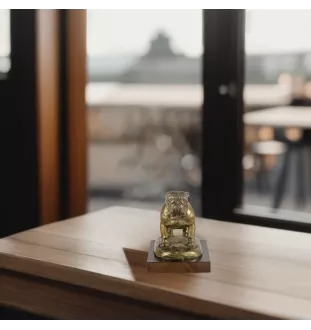 Bulldog, English Bulldog, British Bulldog IV - dog statue, figurine for office, trophy for dog show by Art-Dog brand