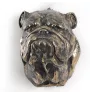 Bulldog, English Bulldog, British Bulldog I - Dog statue, hanging bust, unique decoration for dog lover by Art-Dog brand