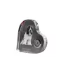 Schapendoes, Niederländischer Schapendoes - Kristalluhr mit einem Hundebild, Herzregal-Uhr, personalisierte Standuhr der Marke Art-Dog