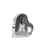 Schapendoes, Schapendoes néerlandais - horloge en cristal avec une photo de chien, horloge de table en forme de cœur, horloge debout personnalisée de la marque Art-Dog