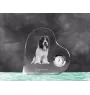 Schapendoes, Schapendoes néerlandais - horloge en cristal avec une photo de chien, horloge de table en forme de cœur, horloge debout personnalisée de la marque Art-Dog
