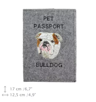 Bulldog etui na paszport Art-Dog