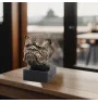 Bulldog, English Bulldog, British Bulldog - Dog statue, bust on stone base, sculpture, trophy for dog show by Art-Dog brand