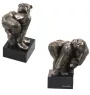 Bulldogge - Hundestatue, Büste auf Steinsockel, Skulptur, Trophäe für Hundeausstellung der Marke Art-Dog