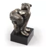 Bulldogge - Hundestatue, Büste auf Steinsockel, Skulptur, Trophäe für Hundeausstellung der Marke Art-Dog