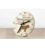 Bulldog, English Bulldog, British Bulldog - clock with dog, wooden clock with engraving, personalised clock by Art-Dog