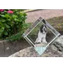 Schapendoes, Schapendoes néerlandais - un cube de cristal avec une photo, une photo de cheval dans le cristal, un presse-papiers cubique de la marque Art-Dog