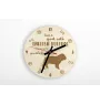 Bulldog, English Bulldog, British Bulldog - clock with dog, wooden clock with engraving, personalised clock by Art-Dog