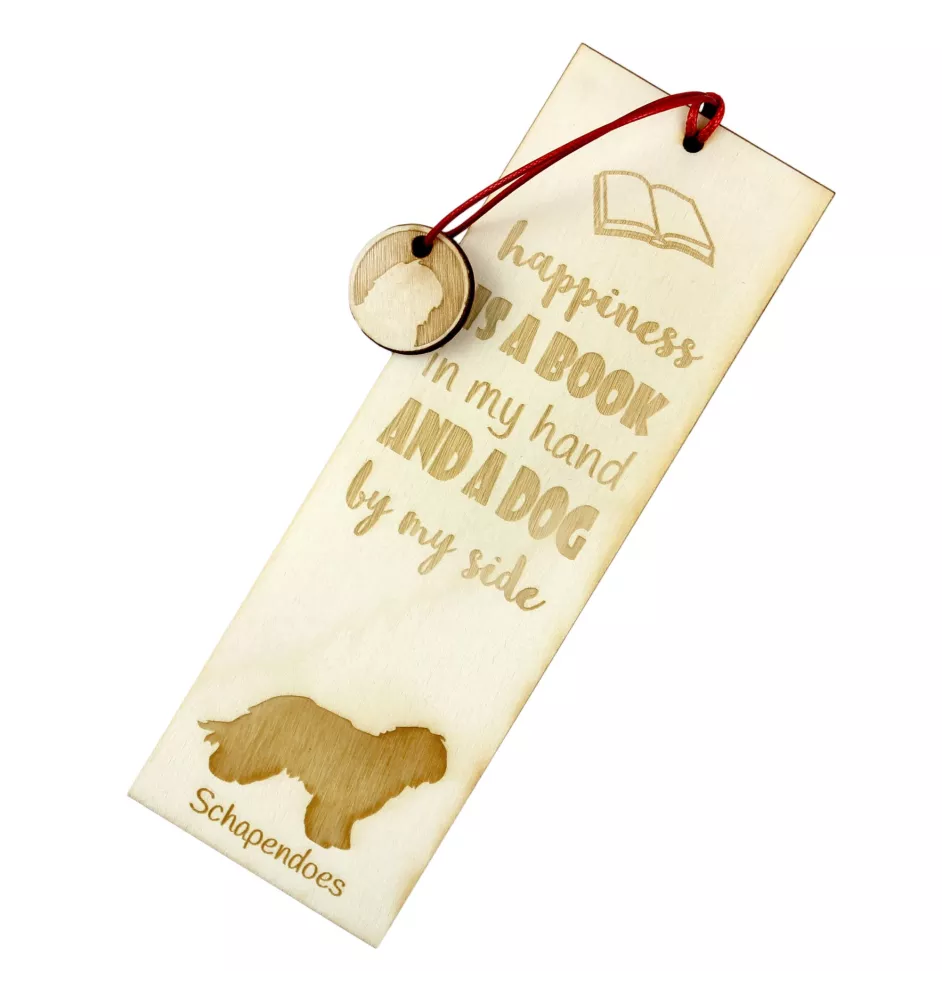 Schapendoes, Schapendoes néerlandais - marque-page pour livre avec chien, marque-page personnalisé, accessoire canin pour les lecteurs de la marque Art-Dog