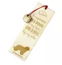 Schapendoes, Niederländischer Schapendoes - Lesezeichen mit Hund, personalisiertes Lesezeichen, Hundeaccessoire für Leser der Marke Art-Dog