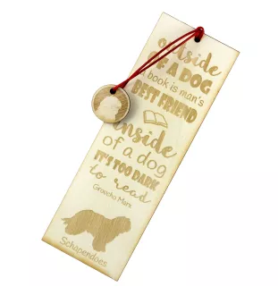 Schapendoes, Schapendoes néerlandais - marque-page pour livre avec chien, marque-page personnalisé, cadeau pour les amateurs de livres de la marque Art-Dog