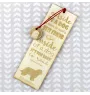 Schapendoes, Dutch Sheepdog, Nederlandse Schapendoes - dog bookmark, personalized bookmark, gift for bookworm from Art-Dog brand