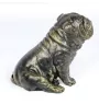Bulldog, Bulldog anglais I - statue de chien, chien assis pour bureau, décoration pour le salon d'un amoureux des chiens par Art-Dog