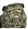 Bulldog, Bulldog anglais I - statue de chien, chien assis pour bureau, décoration pour le salon d'un amoureux des chiens par Art-Dog