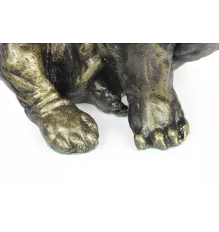 Bulldog, Englische Bulldogge I - Hundestatue, sitzender Hund für den Schreibtisch, Dekoration für das Wohnzimmer eines Hundeliebhabers von Art-Dog