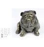 Bulldog, Englische Bulldogge I - Hundestatue, sitzender Hund für den Schreibtisch, Dekoration für das Wohnzimmer eines Hundeliebhabers von Art-Dog