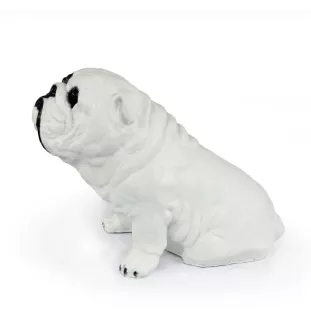 Bulldog, Englische Bulldogge II - Hundestatue, sitzender Hund für den Schreibtisch, Dekoration für das Wohnzimmer eines Hundeliebhabers von Art-Dog