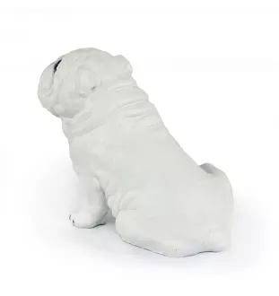Bulldog, Englische Bulldogge II - Hundestatue, sitzender Hund für den Schreibtisch, Dekoration für das Wohnzimmer eines Hundeliebhabers von Art-Dog