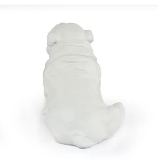 Bulldog, Englische Bulldogge II - Hundestatue, sitzender Hund für den Schreibtisch, Dekoration für das Wohnzimmer eines Hundeliebhabers von Art-Dog