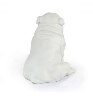 Bulldog, English Bulldog, British Bulldog II - dog statue, sitting dog for desk, decoration for the living room of a dog lover by Art-Dog