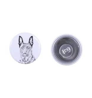 Berger hollandais - boucles d'oreilles uniques avec un chien, votre animal de compagnie sur un porte-clés, marque propre Art-Dog