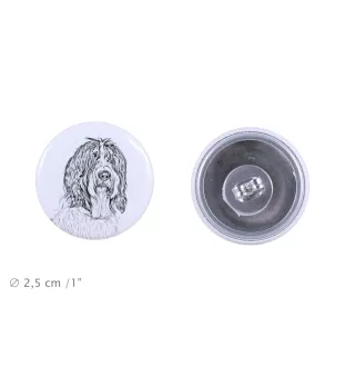 Schapendoes, Schapendoes néerlandais - boucles d'oreilles uniques avec un chien, votre animal de compagnie sur un porte-clés, marque propre Art-Dog