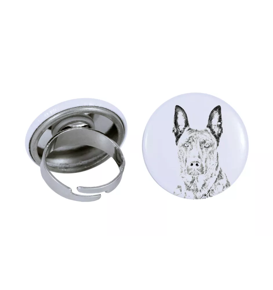 Berger hollandais - bijoux pour femmes avec l'image d'un chien, produit fait à la main, possibilité d'ajouter sa propre photo, marque Art-Dog