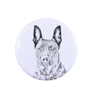 Owczarek holenderski pierścionek z psem mały Art-Dog