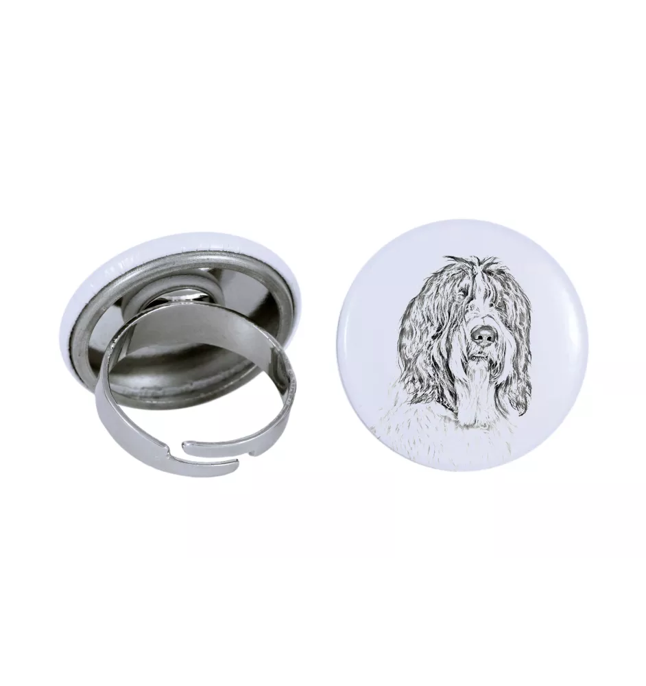 Schapendoes, Schapendoes néerlandais - bijoux pour femmes avec l'image d'un chien, produit fait à la main, possibilité d'ajouter sa propre photo, marque Art-Dog