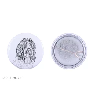 Schapendoes, Schapendoes néerlandais - badge avec votre chien, ajoutez votre propre photo, marque Art-Dog