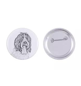 Schapendoes, Schapendoes néerlandais - badge avec votre chien, ajoutez votre propre photo, marque Art-Dog