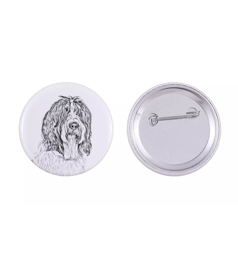 Schapendoes, Schapendoes néerlandais - badge avec votre chien, ajoutez votre propre photo, marque Art-Dog