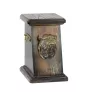 Bulldog, English Bulldog, British Bulldog - urn for dog ashes, elegant urn with a statue, commemorative urn with a bust of a dog by Art-Dog brand