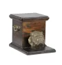 Bulldog, English Bulldog, British Bulldog - urn for dog ashes with a statuette, elegant urn for a dog, unique urn with a bust of a dog by Art-Dog brand