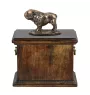 Bulldog - une urne pour les cendres d'un chien, une urne avec une statuette, une urne élégante de style classique de la marque Art-Dog