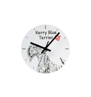 Schapendoes, Niederländischer Schapendoes - Wanduhr mit Hund, Regal Uhr mit Druck, personalisierte Hausdekoration von Art-Dog.