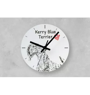 Schapendoes, Niederländischer Schapendoes - Wanduhr mit Hund, Regal Uhr mit Druck, personalisierte Hausdekoration von Art-Dog.