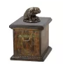 Bulldog I urna ze statuetką drewniana Art-Dog