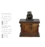 Bulldog II - une urne pour les cendres d'un chien, une urne avec une statuette, une urne élégante de style classique de la marque Art-Dog