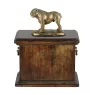 Bulldog, Bulldog anglais - une urne pour les cendres d'un chien, une urne avec une statuette, une urne élégante de style classique de la marque Art-Dog